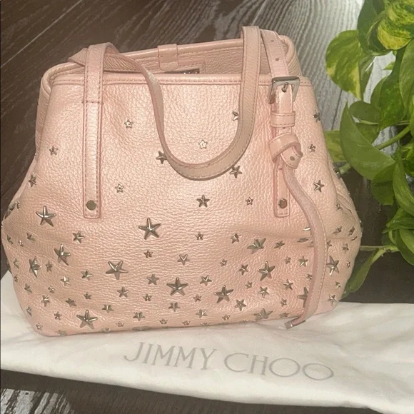 Jimmy Choo Sofia Star Studded Tote Bag. - Picture 2 of 7